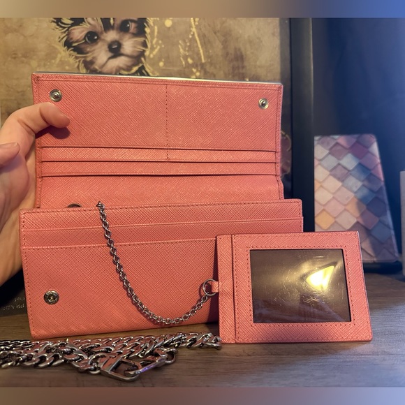 Prada Saffiano Pink Long wallet - Picture 4 of 13